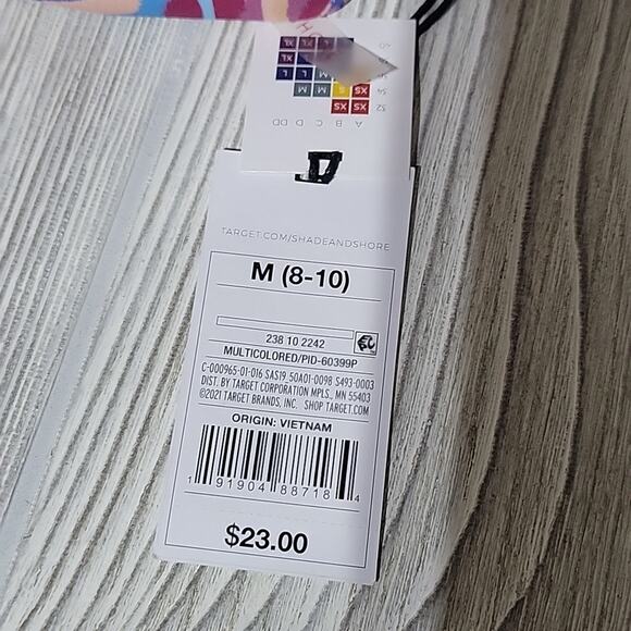 Shade & Shore Shoulder Tie Triangle Bikini Swim Top, Multi Animal Print - Picture 5 of 12